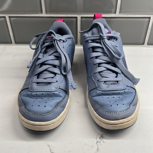 Nike Court Borough Low 2‎ Youth Sneakers 4 Ashen Slate Athletic Shoe BQ5448-402 - Picture 2 of 9